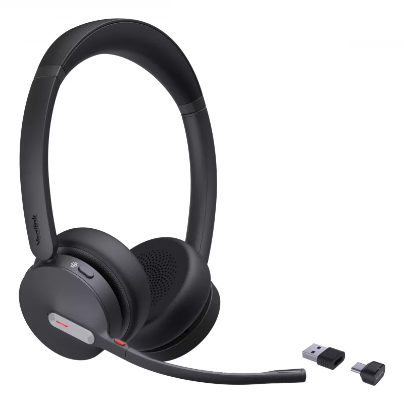 Yealink BH70 Dual Teams USB-C/A headset, bezdrôtový, 20 - 20000 Hz, kancelária/call centrum, 147 g, headset, čierna