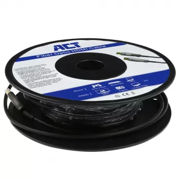 ACT 70 metrov HDMI Premium 4K aktívny optický kábel v2.0 HDMI-A konektor samec – HDMI-A konektor samec