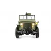 Amewi 22737 Jeep Willys MB Scale Crawler 4WD 1:14 RTR, zelený, 14+