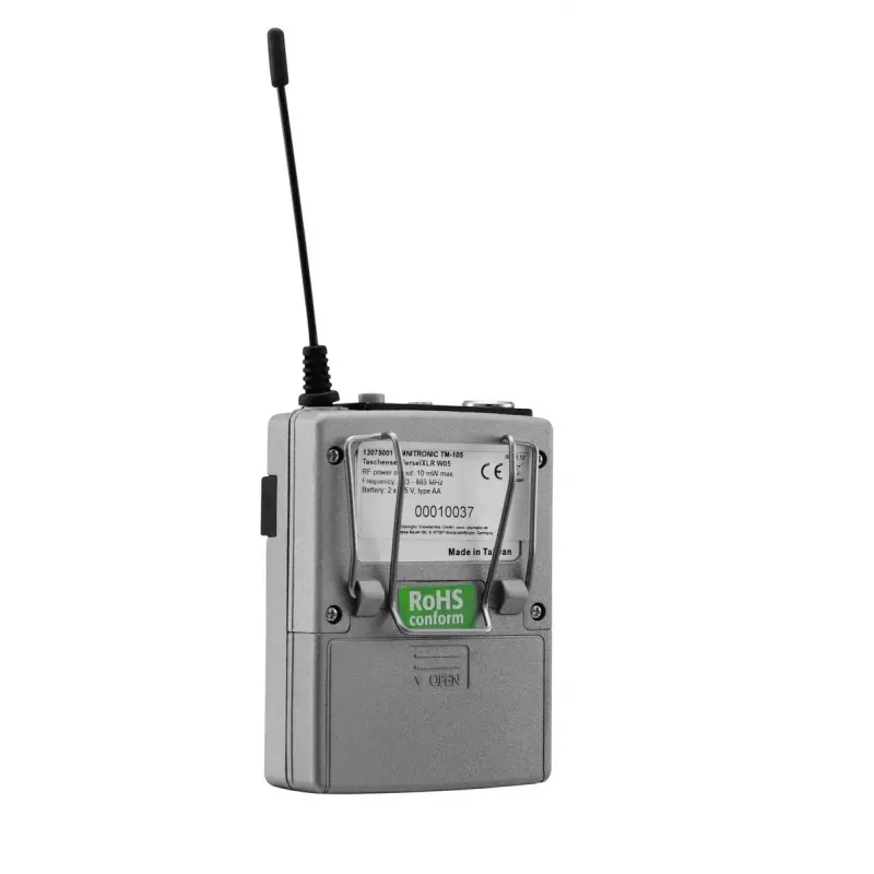 Bodypack vysielač Omnitronic TM-105
