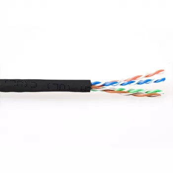 Patch kábel ACT CAT6A U/UTP PVC 305m čierny