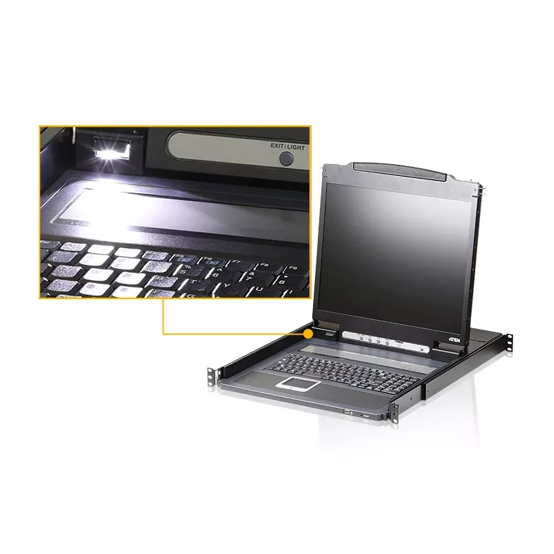 ATEN CL3000N 19-palcová ľahká LCD KVM racková konzola