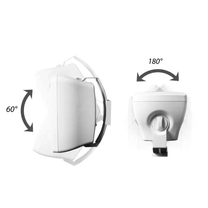 2-pásmový reproduktor Omnitronic 11036925 biely káblový 40 W