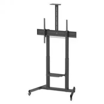 Manhattan 462709 televízny vozík, výškové nastavenie bez náradia, 60-120 palcov, 120 kg