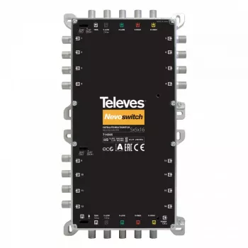Satelitný multiswitch Televes MS512NCQ 5 vstupov 12 výstupov