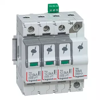 Legrand 412277 SPD prepäťová ochrana T1+T2 3P+N 12,5kA