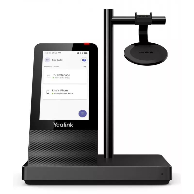 Osobný audiokonferenčný systém Yealink WH66 DECT bezdrôtový headset MONO TEAMS