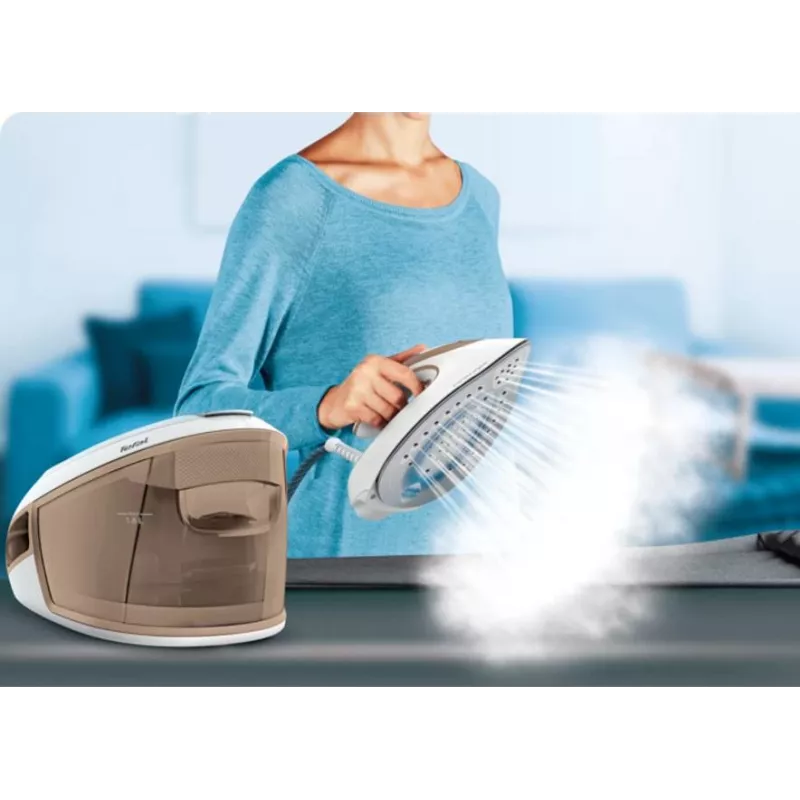 Tefal Express Airglide SV8027 1,8 L Durilium Airglide žehliaca plocha hnedá, biela