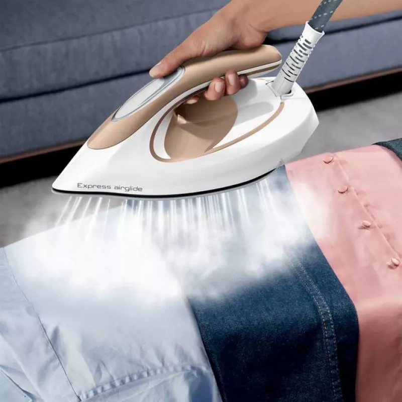 Tefal Express Airglide SV8027 1,8 L Durilium Airglide žehliaca plocha hnedá, biela