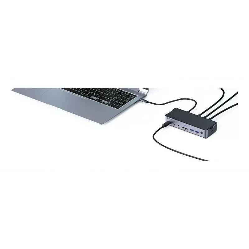 eSTUFF GLB232006 trojitá dokovacia stanica USB-C