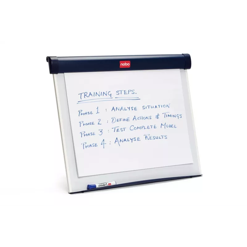 Nobo Barracuda stolný stojan na flipchart, oceľ, modrý, biely, Čína, 6,93 kg, 750 mm, 655 mm