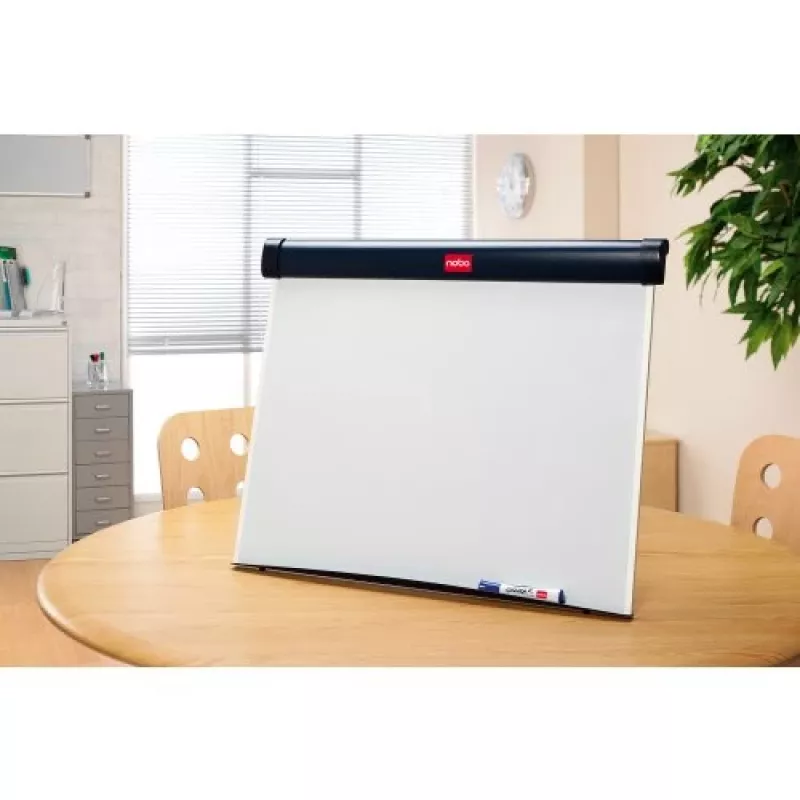 Nobo Barracuda stolný stojan na flipchart, oceľ, modrý, biely, Čína, 6,93 kg, 750 mm, 655 mm