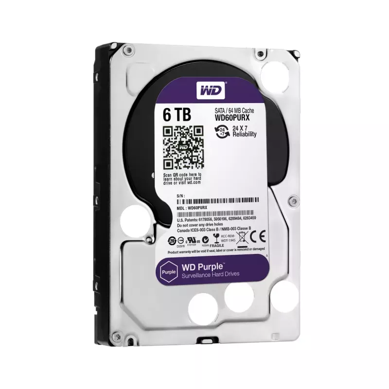 HDD Western Digital 6TB 3,5 palca SATA WD60PURX