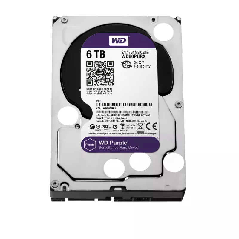 HDD Western Digital 6TB 3,5 palca SATA WD60PURX