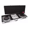 Hardcase Roadinger 30125356 pre DJ kontrolér preglejka čierny strieborný
