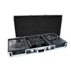 Flightcase Roadinger 30125346 DJ kontrolér preglejka čierny strieborný