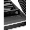 Flightcase Roadinger 30125346 DJ kontrolér preglejka čierny strieborný