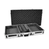 Hardcase Roadinger 30125342 pre DJ kontrolér preglejka čierny strieborný