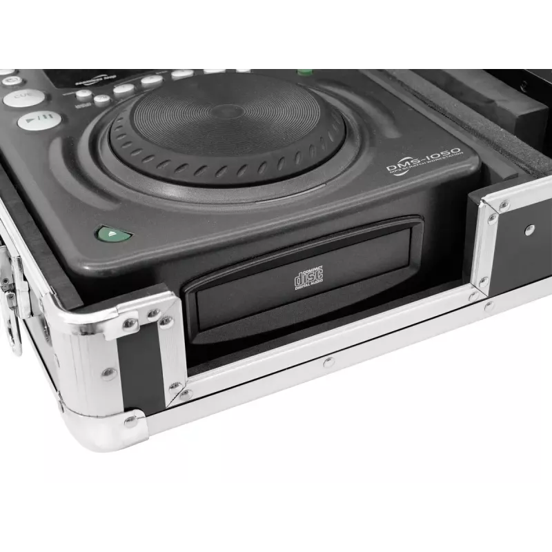 Hardcase Roadinger 30125342 pre DJ kontrolér preglejka čierny strieborný