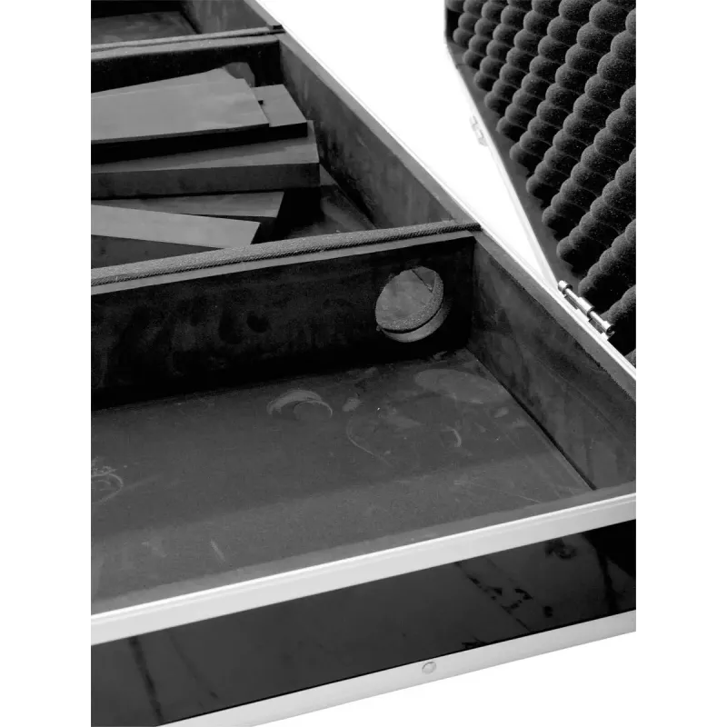 Hardcase Roadinger 30125342 pre DJ kontrolér preglejka čierny strieborný