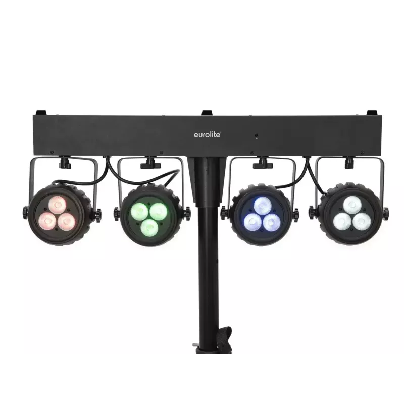 Koľajnicové svietidlo Eurolite 42109606 LED pre interiér okrúhle čierna