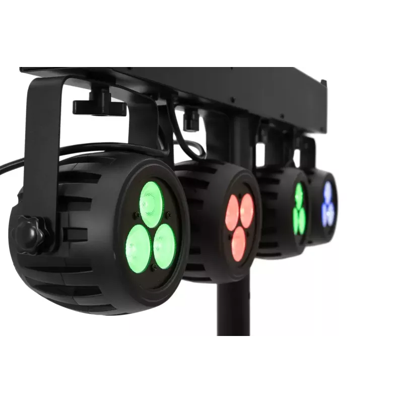Koľajnicové svietidlo Eurolite 42109606 LED pre interiér okrúhle čierna