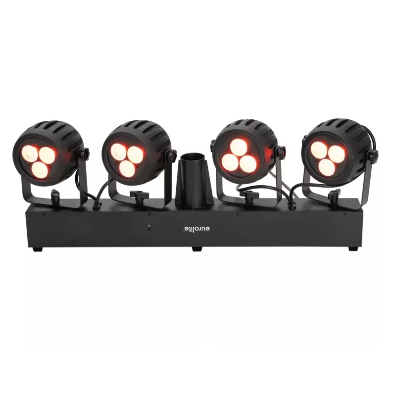 Koľajnicové svietidlo Eurolite 42109606 LED pre interiér okrúhle čierna