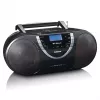 Osobný CD prehrávač Lenco SCD-600 čierny strieborný DAB+ FM PLL