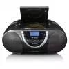 Osobný CD prehrávač Lenco SCD-600 čierny strieborný DAB+ FM PLL