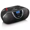Osobný CD prehrávač Lenco SCD-600 čierny strieborný DAB+ FM PLL