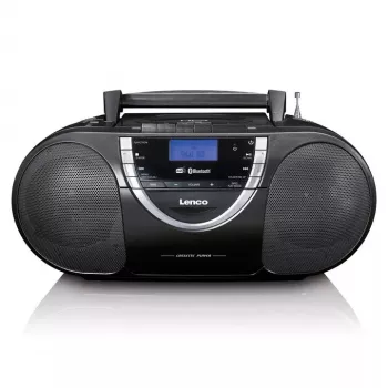 Osobný CD prehrávač Lenco SCD-600 čierny strieborný DAB+ FM PLL