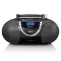Osobný CD prehrávač Lenco SCD-600 čierny strieborný DAB+ FM PLL