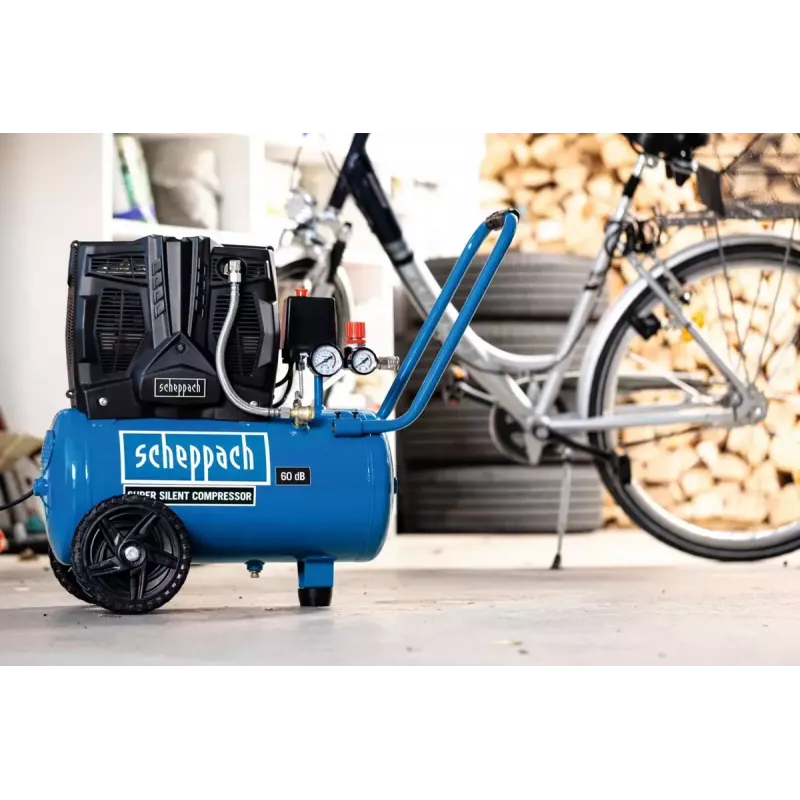 Vzduchový kompresor Scheppach HC25Si 1100 W 230 l/min 8 bar 24 L