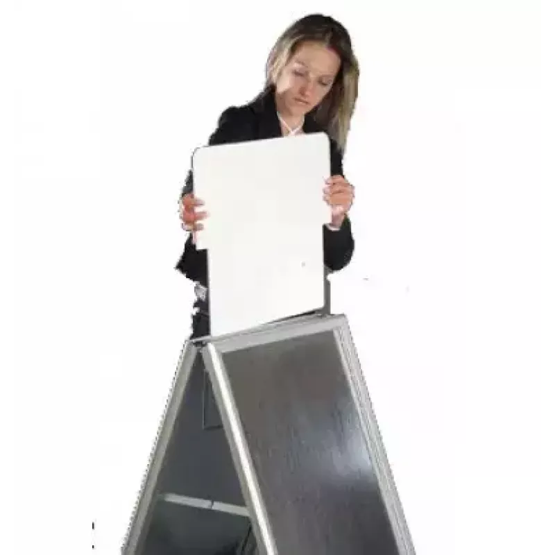 FRANKEN Standard stojan na plagáty BSA1, DIN A1 594 x 841 mm, 4-nohý rám, interiér/exteriér