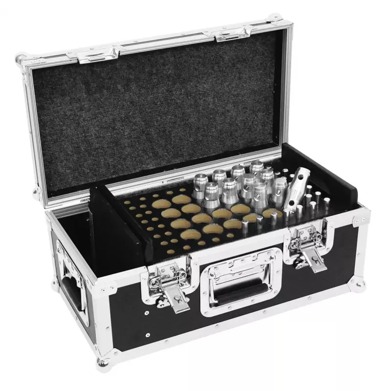 Flightcase Roadinger 30126500 preglejka čierna strieborná 8,8 kg