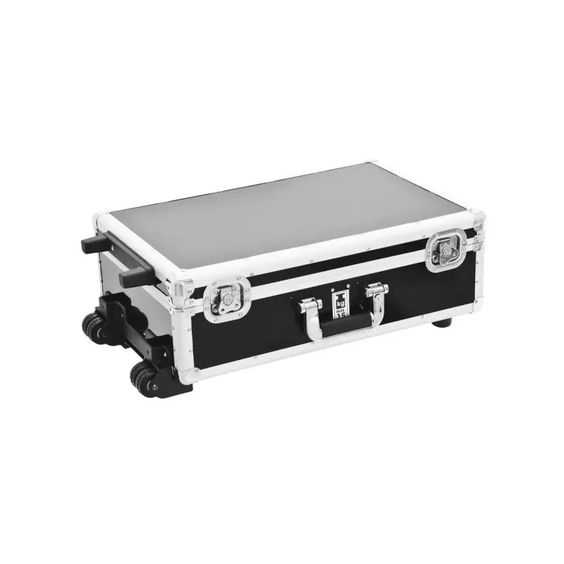 Trolley kufrík Roadinger 30122087 preglejka čierny strieborný gramofónové platne