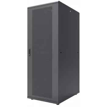 Intellinet 19 inch serverový stojan – voľne stojaci, 47HE, 800 x 1000 mm (šírka x hĺbka), čierny, Flatpack, max. 1500 kg, viacbodové zamykanie dverí, jeden zámok na bočnú stenu, využiteľná hĺbka 123 až 773 mm, IP20, rack, oceľ