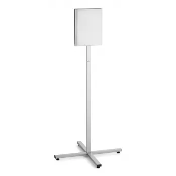 Infoständer Durable 502057 A4 nerezová oceľ, antracitová/sivá, 638×638×1348 mm