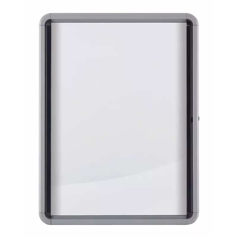 Nobo Premium Plus magnetická uzamykateľná informačná tabuľa s výklopnými dvierkami 8xA4
