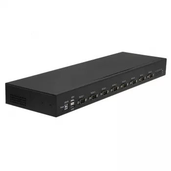 RealPower 284513 sériový prevodník/repeater/izolátor USB 2.0 RS-232 čierna