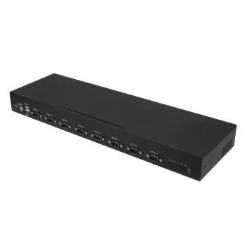 RealPower 284513 sériový prevodník/repeater/izolátor USB 2.0 RS-232 čierna