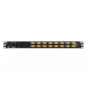 ATEN 16P Short Depth Single Rail LCD KVM SW, 47 cm (18,5 palca), 1366 x 768 pixelov, TFT-LCD, 250 cd/m², 1000:1, 170°