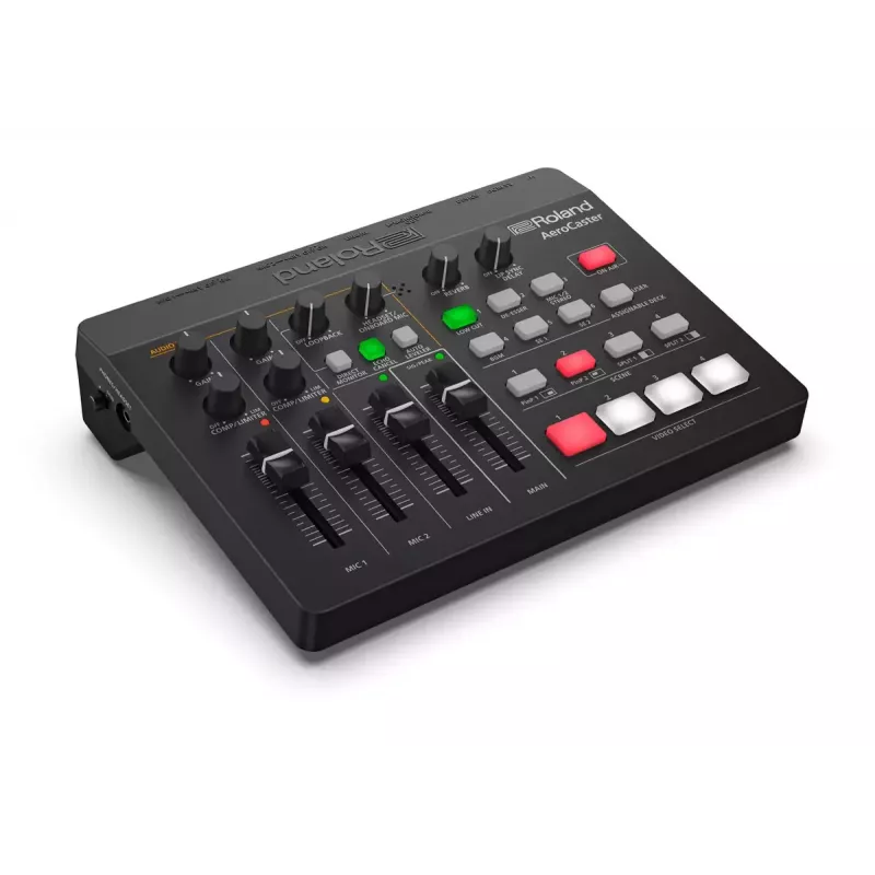 Audio rozhranie Roland AeroCaster čierna 24 bit 48 kHz Phantom Power 48 V