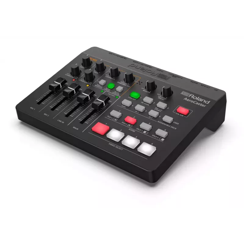 Audio rozhranie Roland AeroCaster čierna 24 bit 48 kHz Phantom Power 48 V