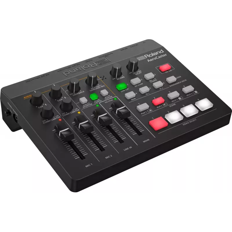 Audio rozhranie Roland AeroCaster čierna 24 bit 48 kHz Phantom Power 48 V