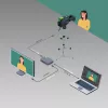 ACT USB-C video capture karta, HDMI 4K@60Hz priechod, 4K@30Hz nahrávanie