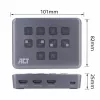 ACT Dual HDMI vstup USB-C video prepínač 60Hz sivá