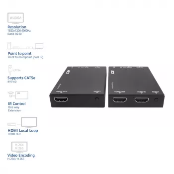 HDMI over CAT Extender Set ACT AC7852 — predĺženie HDMI signálu až do 150 m cez CAT5e