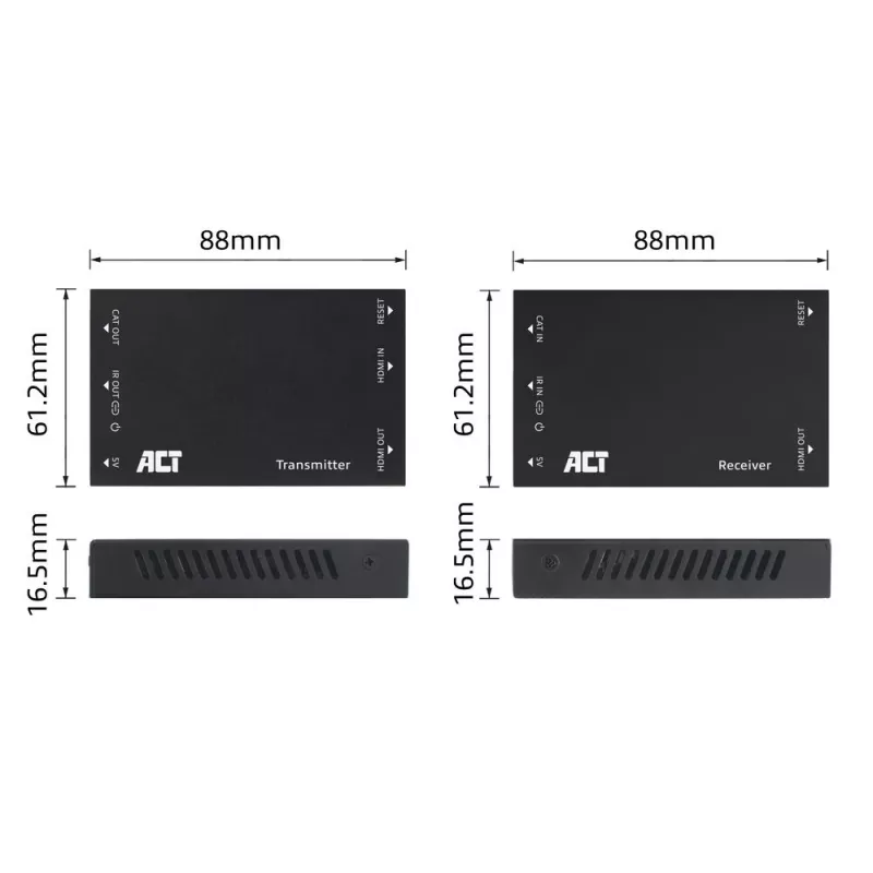 HDMI over CAT Extender Set ACT AC7852 — predĺženie HDMI signálu až do 150 m cez CAT5e
