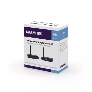 Marmitek Subwoofer Anywhere 640 – bezdrôtový audio vysielač a prijímač pre subwoofer
